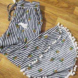 Pineapple Cover Up bottoms